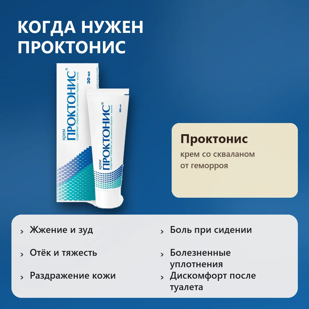 Когда нужен Проктонис